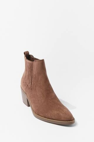 Faux Suede Booties | Forever 21 (US)