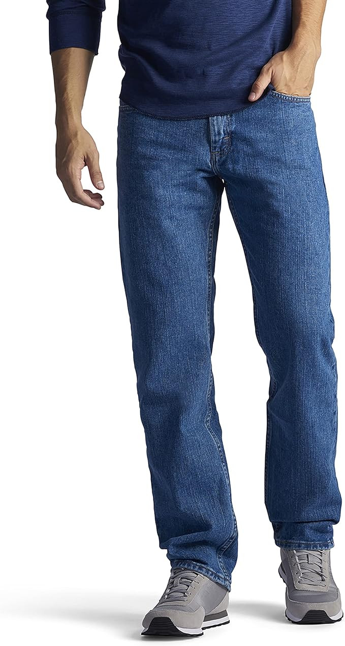 Lee Men's Regular Fit Straight Leg Jean | Amazon (US)