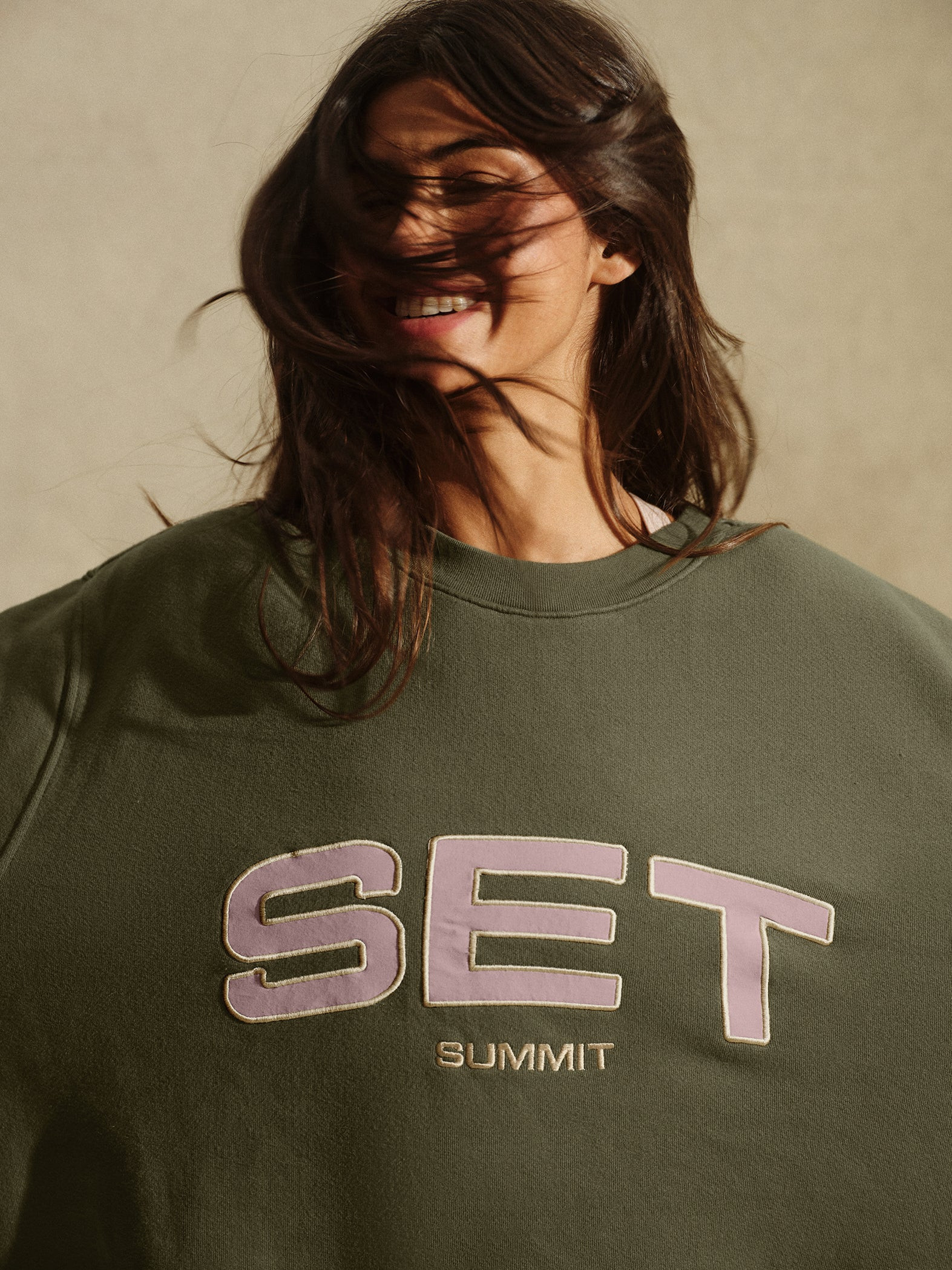 MIDWEIGHT SWEATS STAPLE SET SUMMIT CREWNECK - SEDONA | SET Active