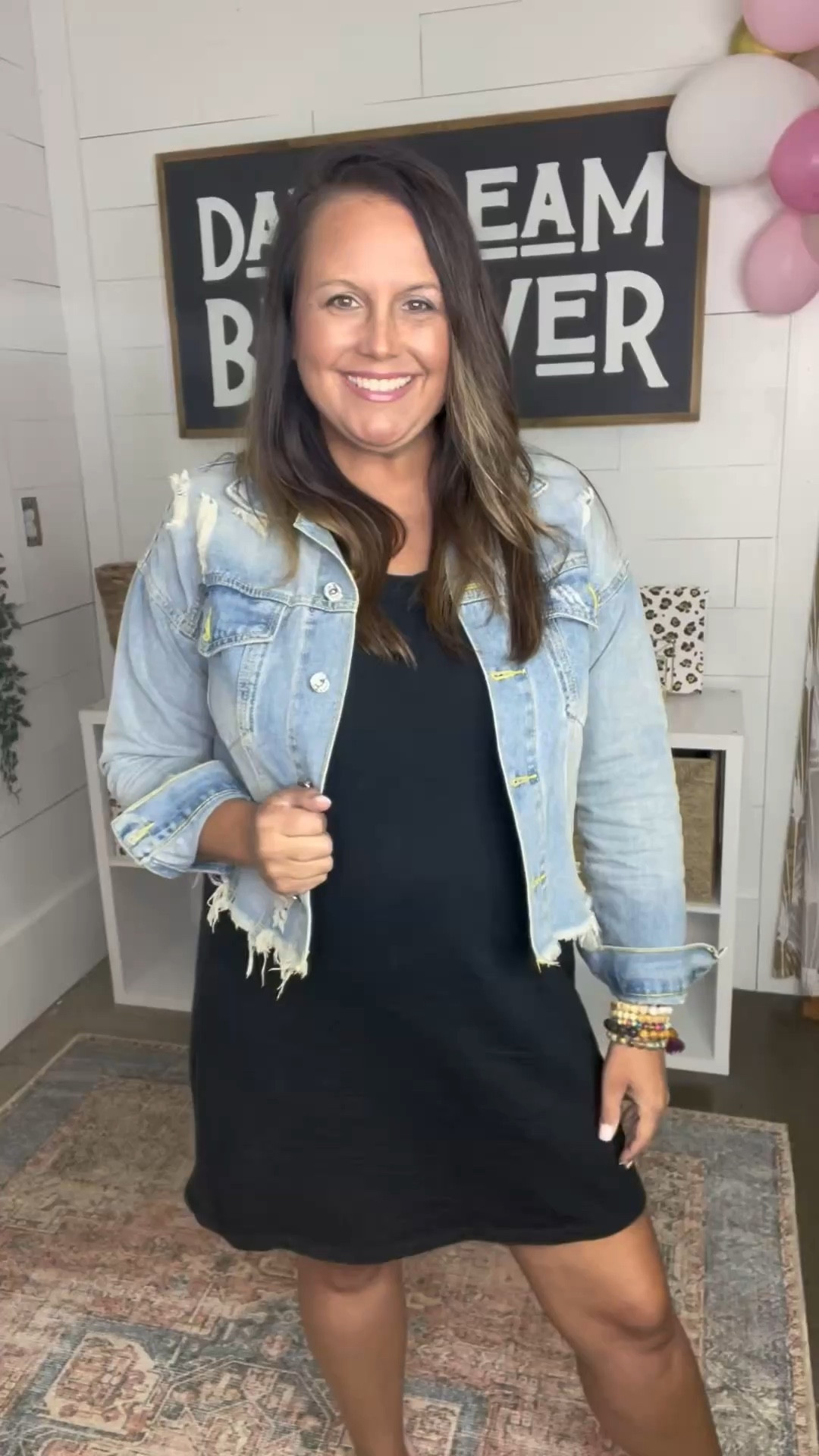 Denim Jacket for Spring 💕 Cropped length makes this jacket the perfect layering piece.  Distressed detailing makes its casual and fun.  $35 makes it a no brainer 🤯

#LTKOver40 #LTKootd #LTKMidsize