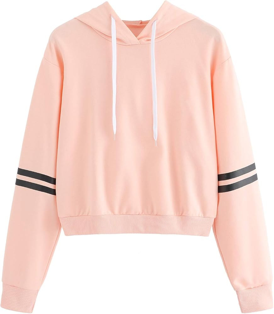 Women's Long Sleeve Casual Printed Sweatshirt Crop Top Hoodies | Amazon (US)