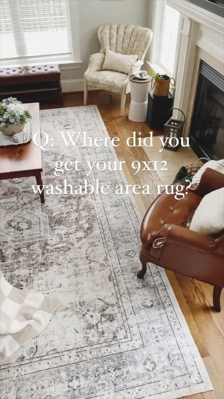 Q: Where did you get your washable area rug? 
 
I’m happy to answer this one because I get this question a lot! 

A: I got it on Amazon and I love it! It’s soft, and is holding up great! 

🚨 As a bonus… today this washable 9x12 area rug is for sale on Amazon! It’s 10% off + there is a $40 off coupon! 

#LTKsalealert #LTKhome #LTKSeasonal