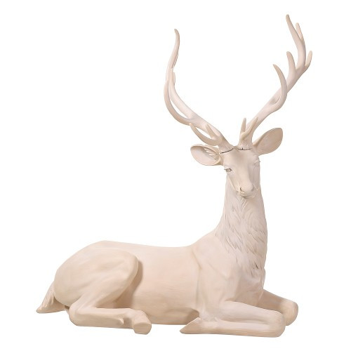 Holiday Decorative Lying Reindeer 4ft | Williams-Sonoma