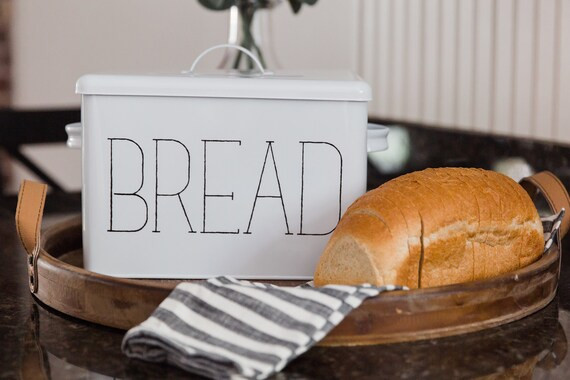 Farmhouse Kitchen Tin Bread Box | Etsy (US)