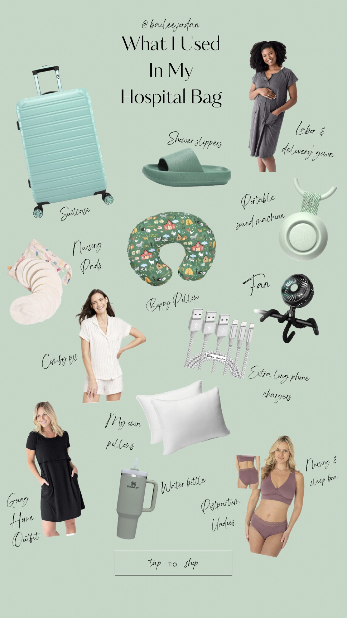 Everything I used and would pack again in my hospital bag! 

#LTKbaby #LTKbump #LTKfamily