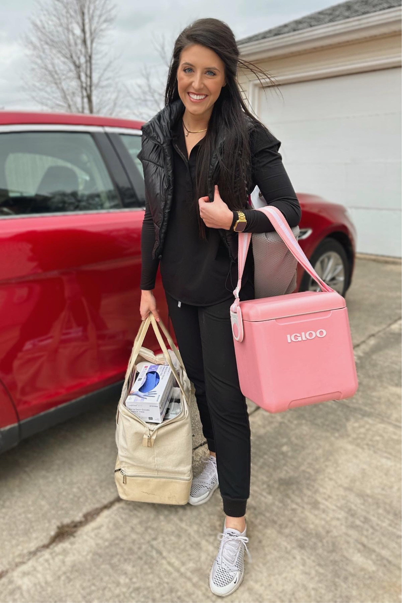 Also my favorite and thee absolute comfiest bra from VS is on sale for only $13.99!!!! No wire, no crazy compression, just the most comfortable everyday bra! 

Other items not linked in post are available on my Amazon storefront! 

- Puffer in “Outdoors” list 
- Hair Clips in “Beauty, health, & wellness” list
- Underscrub in “Nursing” list 
- Gold metal watch band with bumper cover in “Jewelry” list

#LTKworkwear #LTKfit #LTKFind