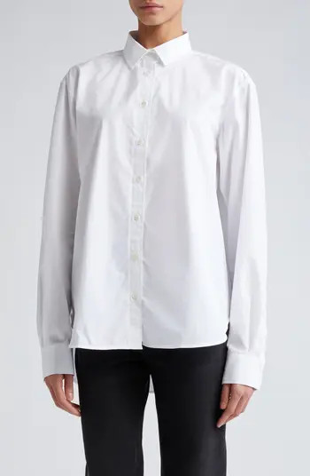 Signature Organic Cotton Poplin Button-Up Shirt | Nordstrom