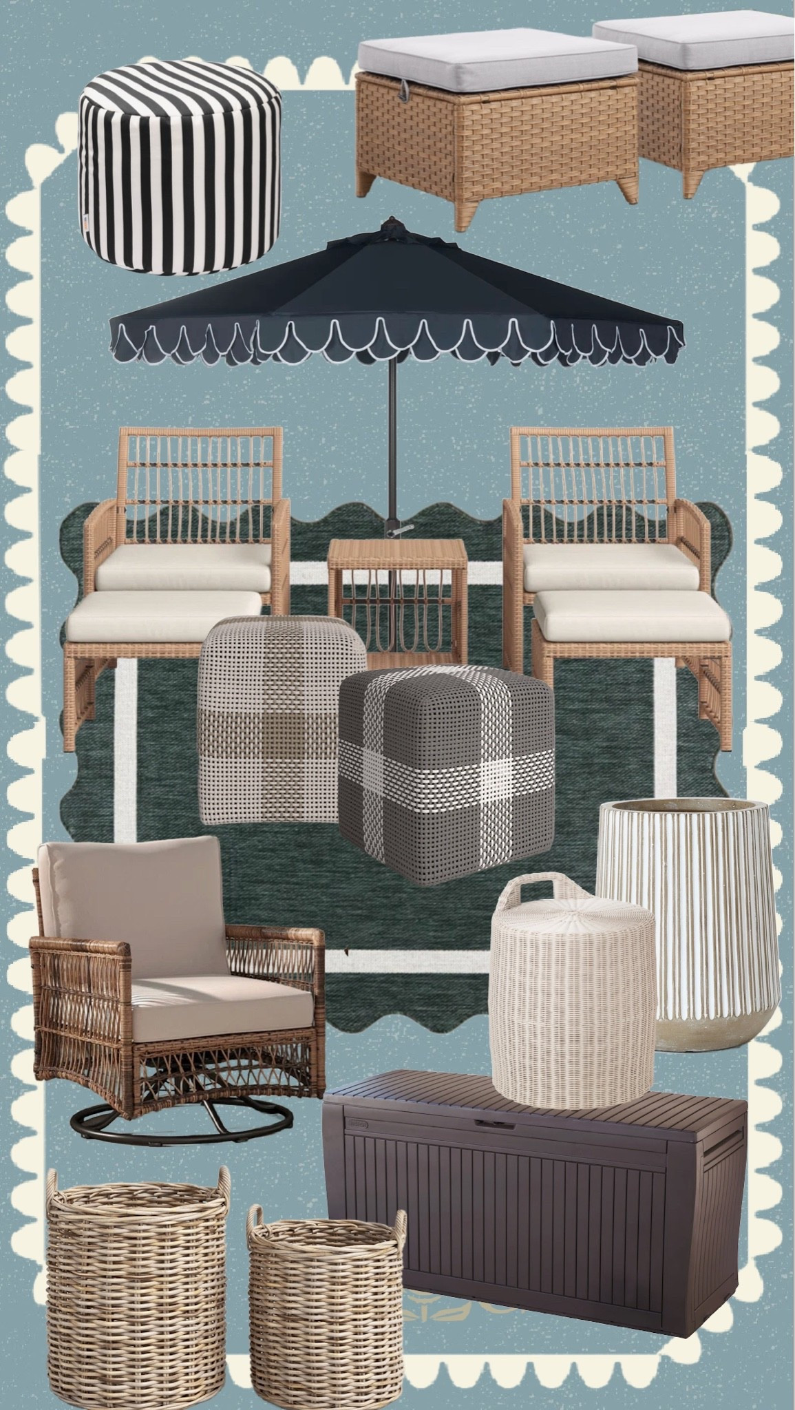 Love when our square footage doubles in the summer & fall! 10/10 recommend creating a cozy spot to be outside.
#AD #wayfairpartner  #wishyouwerehere  #outdoor #Wayfair