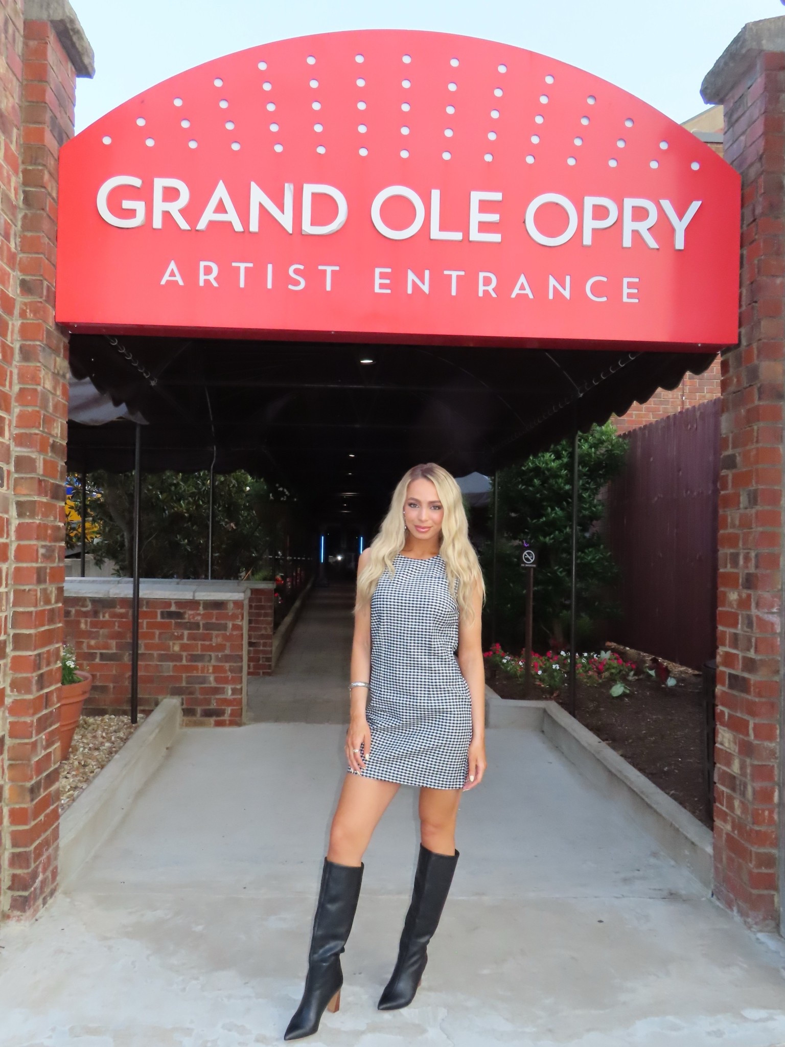 Gap x Doen collab: gingham dress and matching barn jacket. Worn for a night backstage at the Opry!

#LTKStyleTip #LTKSummerEdit #LTKTravel