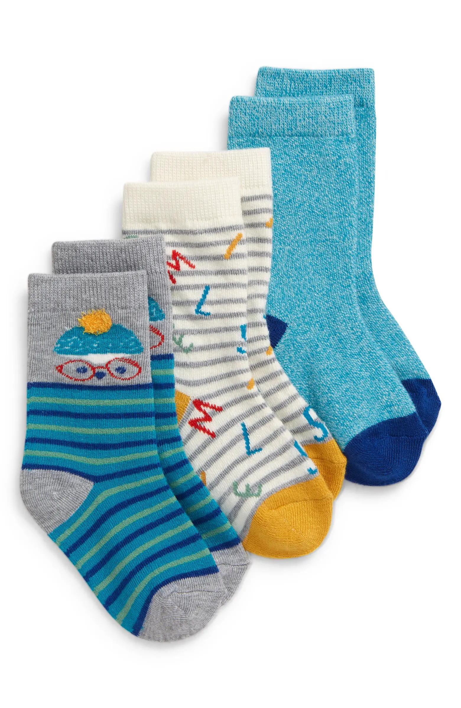 Tucker + Tate Kids' Assorted 3-Pack Crew Socks | Nordstrom | Nordstrom