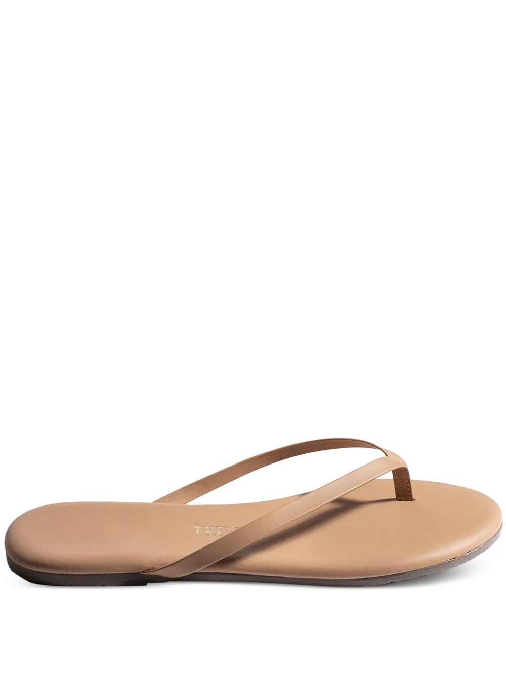 Tkees x Tessabit leather thong sandals - Brown | Farfetch Global