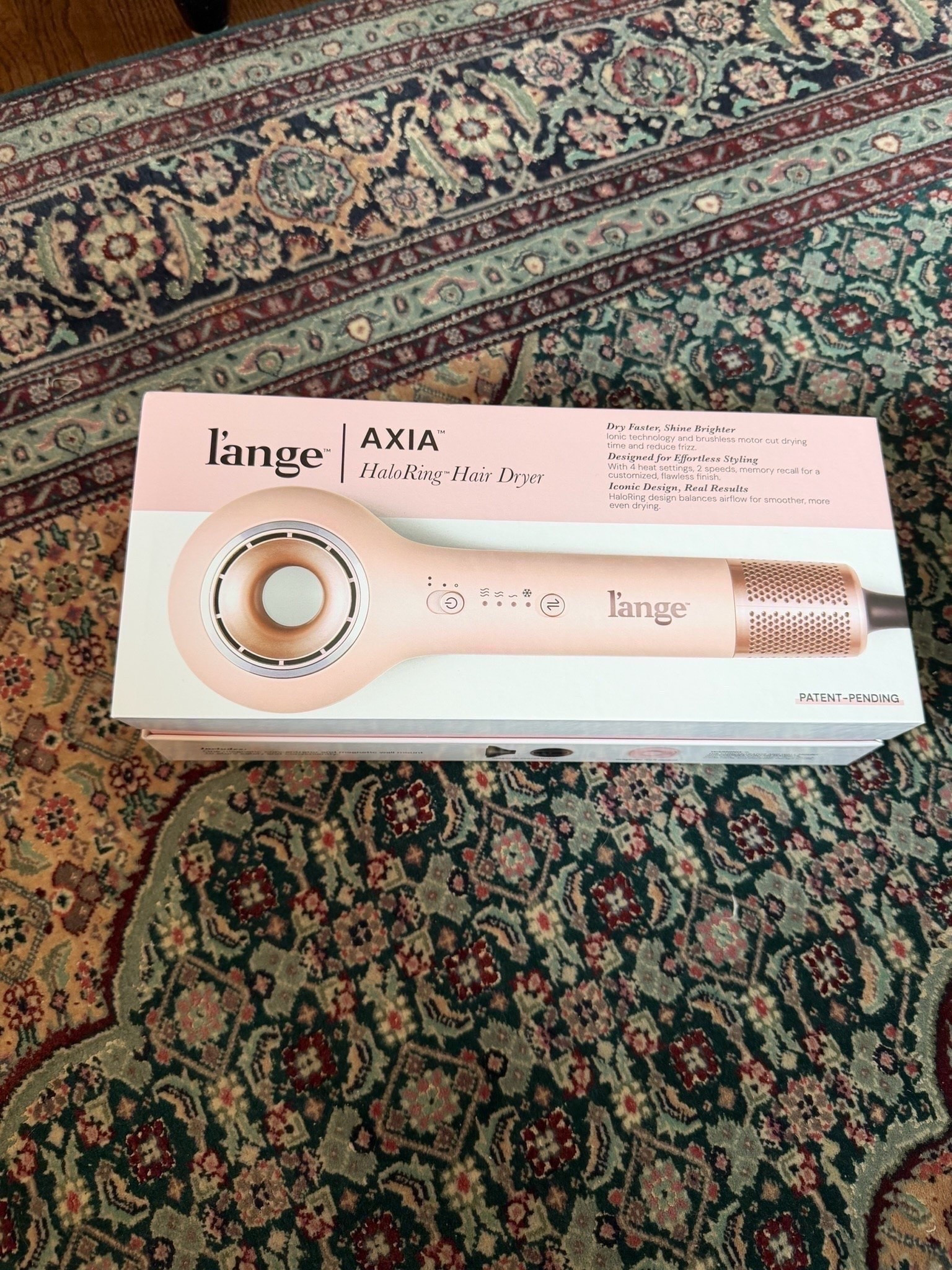 This L’ange Axia HaloRing Hair Dryer has quickly become a favorite for an easy at-home blowout! ✨ It’s lightweight, dries hair quickly, and makes styling feel so effortless. We especially love the different heat and speed settings, cool shot, magnetic concentrator, and the genius magnetic wall mount that keeps the bathroom counter so much more organized!

#LTKOOTD #LTKGRWM #LTKDayInMyLife