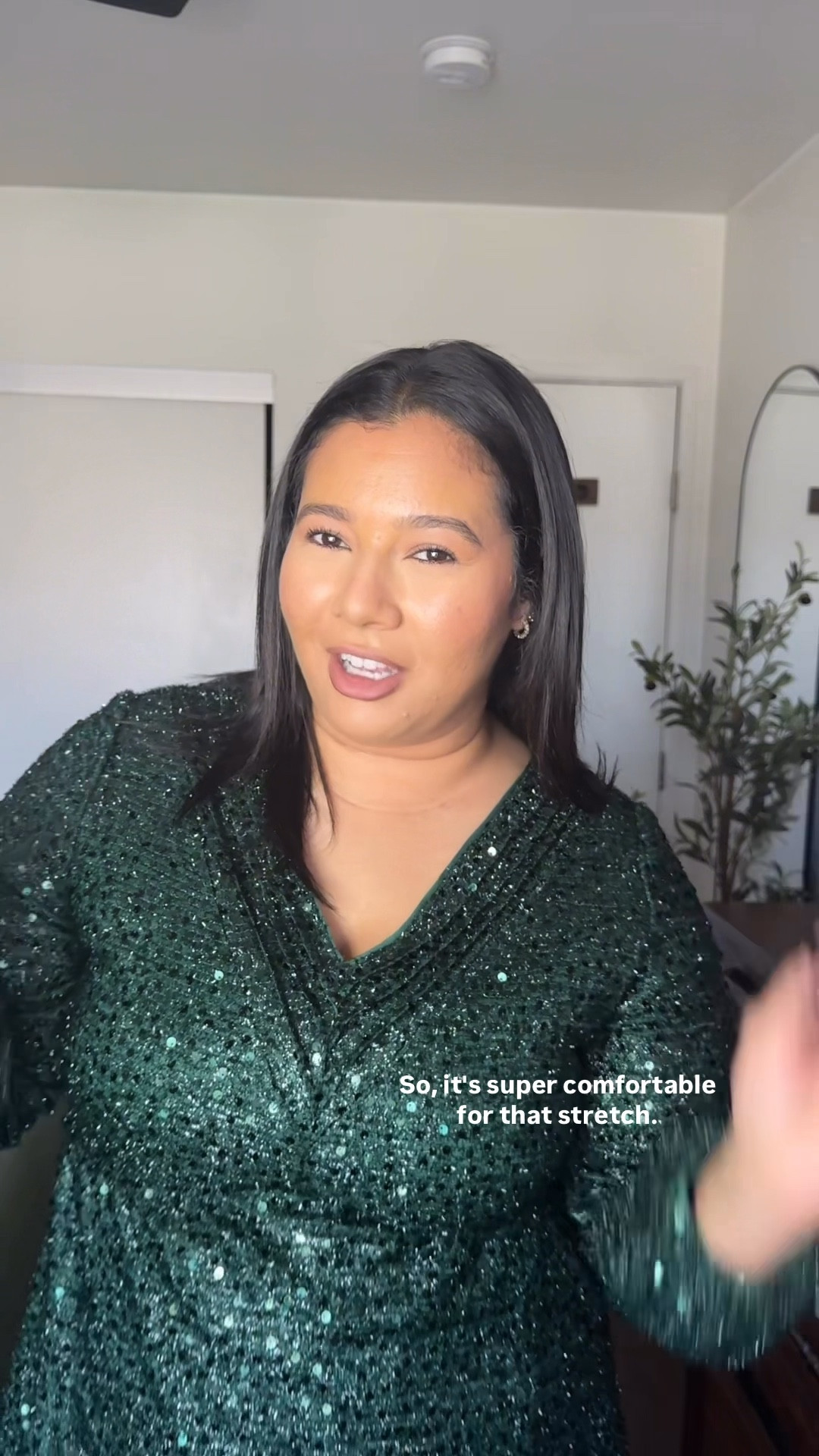 Easy holiday outfit idea for my curvy girls. 
It’s tummy friendly, comfortable, and gives you the holiday sparkle. 

Size 10- tts/ elastic waistband/ double lined underneath / super comfortable 

Holiday outfit 
Holiday dress 
Sequins dress 
Glitter dress 
Midsize fashion 
Midsize outfit 
Midsize dress 
Curvy fashion
Tummy friendly dress
New Year’s Eve outfit 
BLOOMCHIC outfit 

#LTKHoliday #LTKootd #LTKMidsize