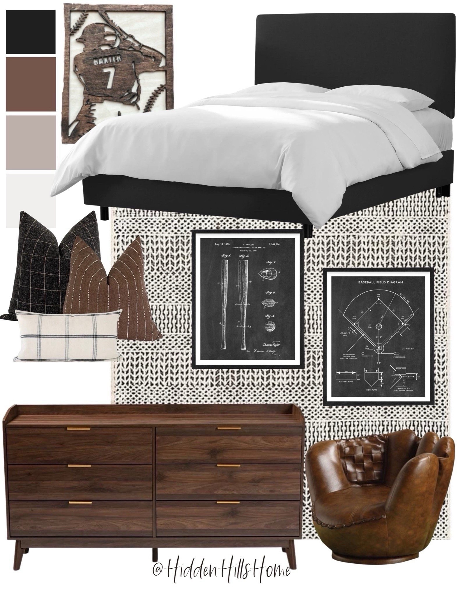 Boys baseball bedroom mood board, boys room design, modern traditional boys bedroom mood board #boys 


#LTKKids #LTKSaleAlert #LTKHome