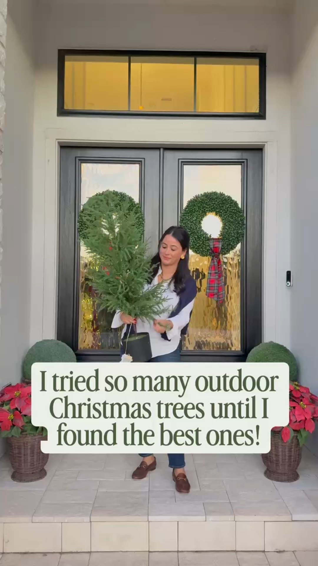 I tried so many outdoor Christmas trees until I found the best ones!

Follow me at @miriamobrien_ on IG and TikTok!

#AmazonHolidayTree #AmazonOutdoors #AmazonHolidayHome #AmazonChristmasHome 

#LTKHoliday #LTKOver40 #LTKHome