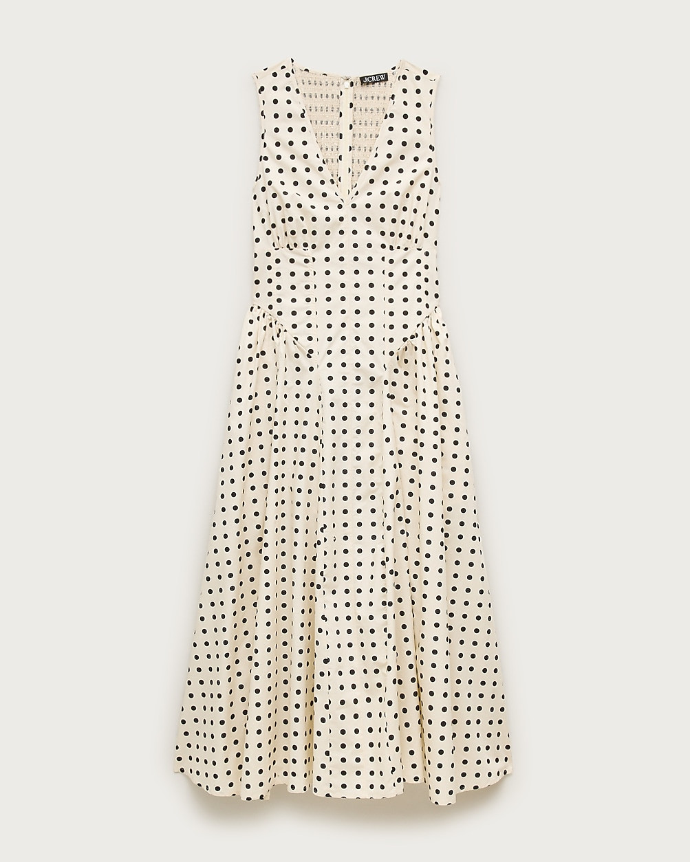V-neck dress in dot print | J. Crew US