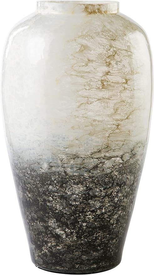 Signature Design by Ashley 20" Mirielle Ombre Glass Vase, White & Gray | Amazon (US)