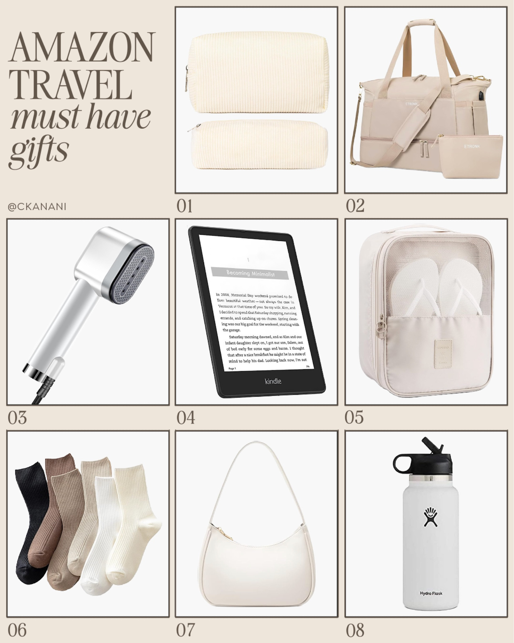 Amazon travel gift ideas
Gift guide for her
Amazon travel essentials
Amazon must haves
Amazon black friday 2023
Amazon finds
Amazon travel accessories
Toiletry bag
Amazon weekender bag
Amazon travel bags
Travel steamer
Travel shoe bag
Womens Cute Crew Socks
Water bottle
Beige shoulder bag



#LTKCyberWeek #LTKsalealert #LTKGiftGuide