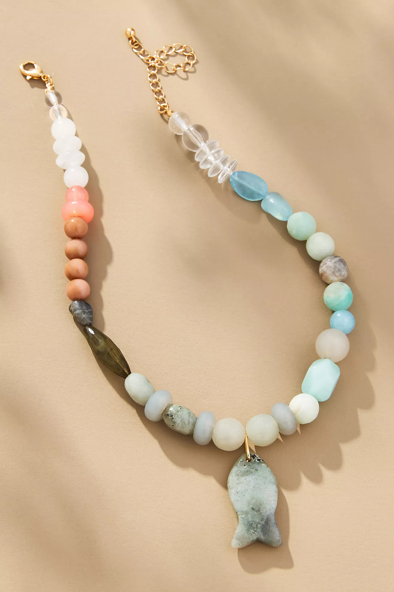 By Anthropologie Beaded Charm Necklace | Anthropologie (US)