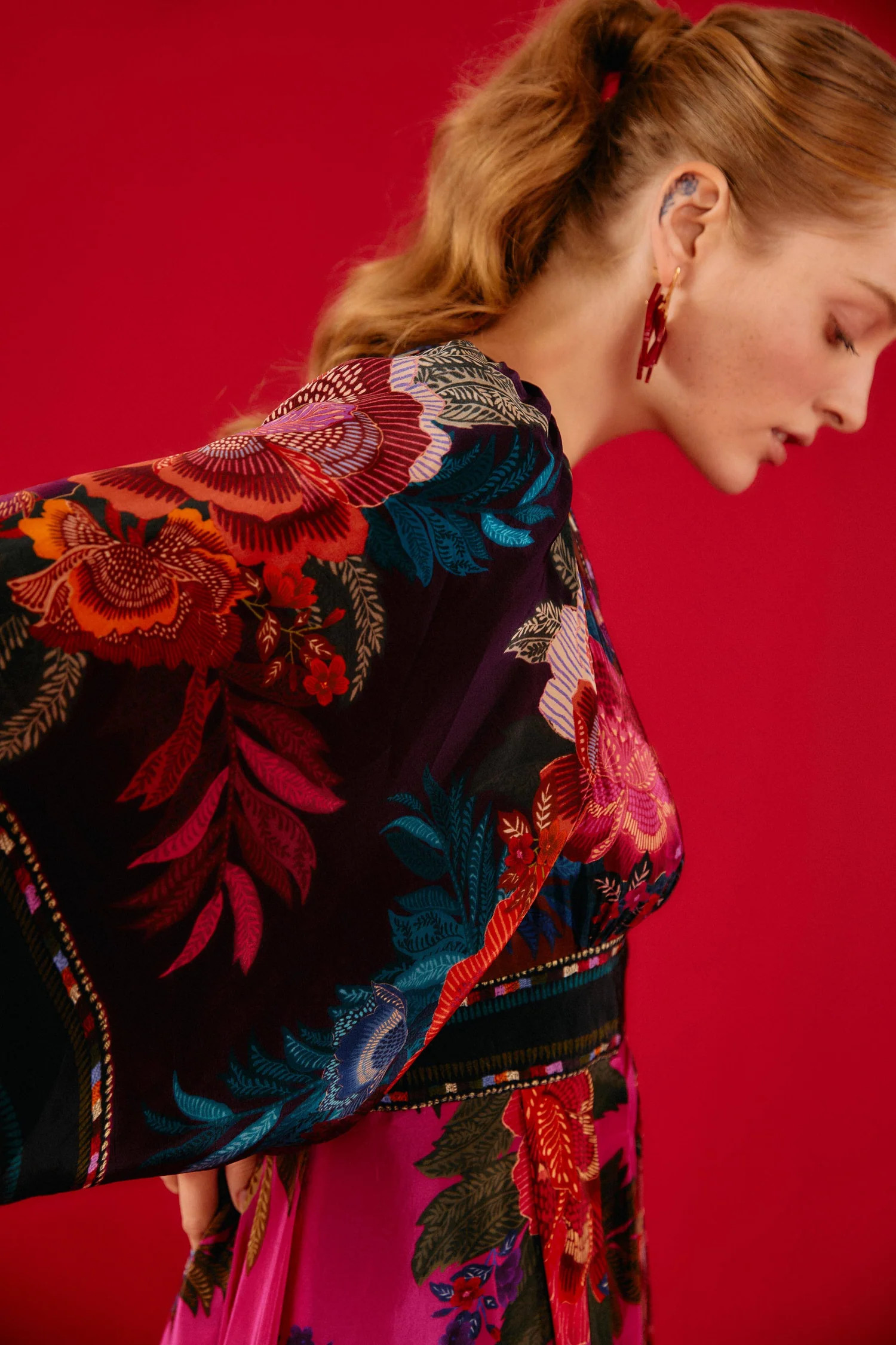 Flower Scarves Maxi Dress | FarmRio (US)