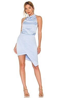 ELLIATT Camo Dress in Baby Blue from Revolve.com | Revolve Clothing (Global)