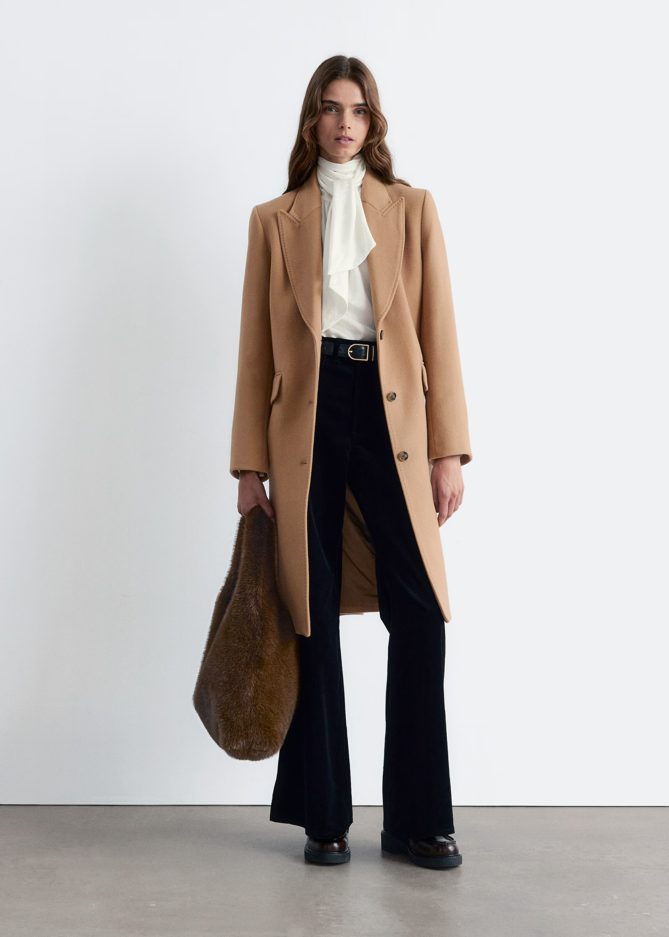 Tailored Single-Breasted Coat | H&M (UK, MY, IN, SG, PH, TW, HK)