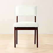Selby Modern White Upholstered Dining Chair + Reviews | CB2 | CB2