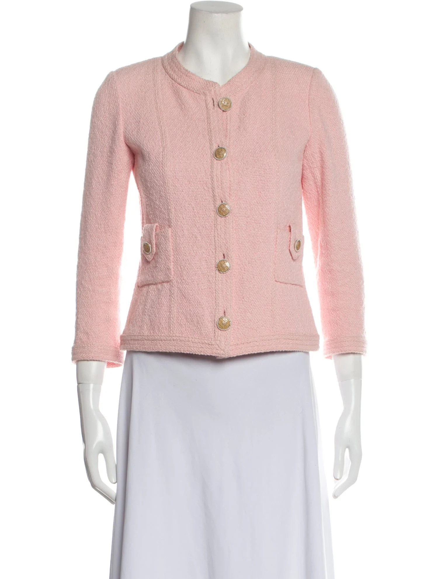 2016 Tweed Pattern Jacket | The RealReal