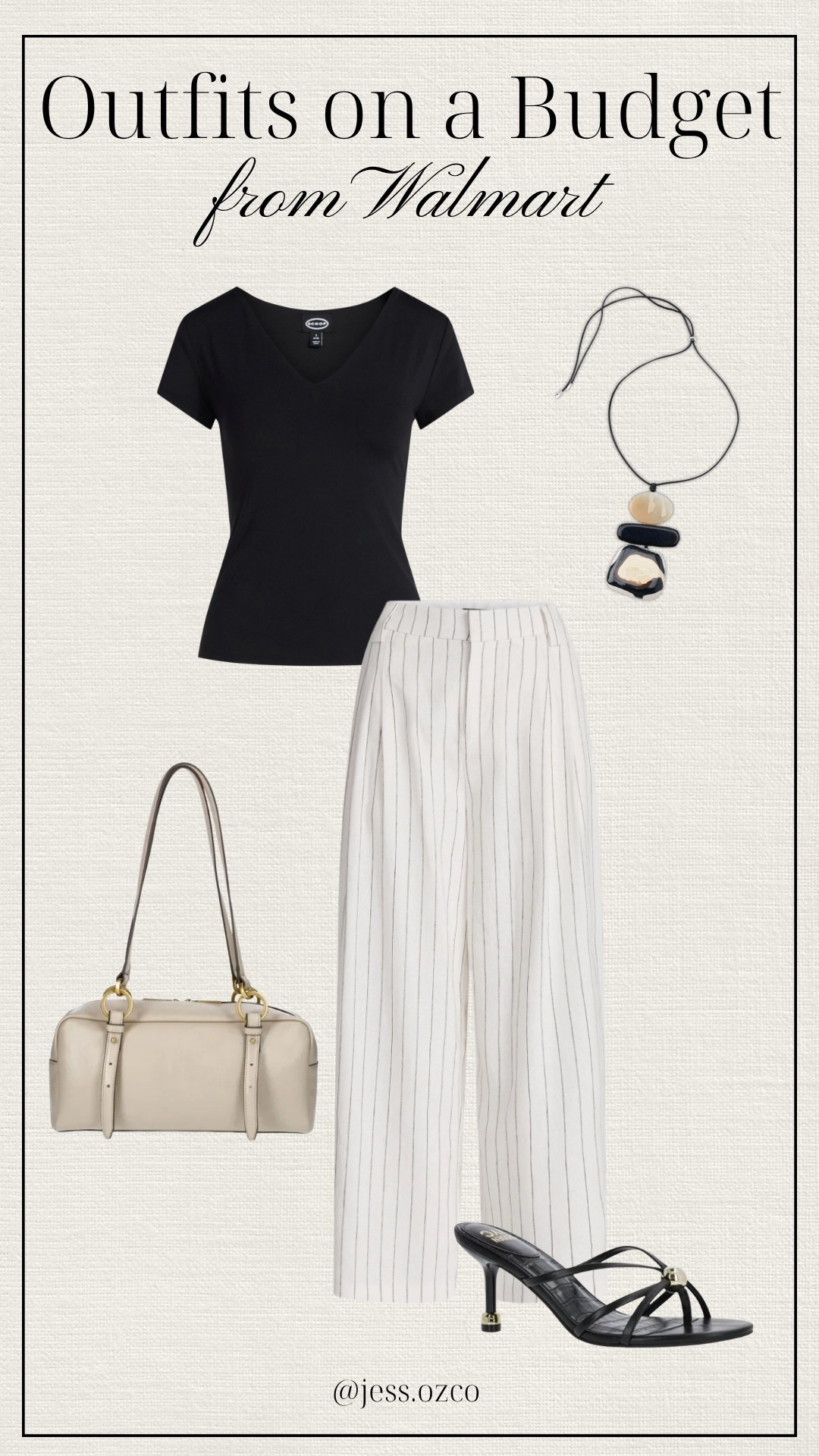 Walmart outfits on a budget!

These striped white trousers are only $30! For an elevated work outfit to wear this Summer, add a simple v-neck black t-shirt. Linking more of my Walmart finds below!

Walmart outfits, work outfits, Summer outfits, wide leg trousers, Walmart fashion

#LTKgrwm #LTKSeasonal #LTKootd