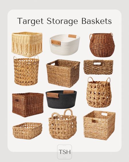 Home decor, organizing, storage baskets, decorative baskets, Target 

#LTKhome #LTKFind #LTKunder100