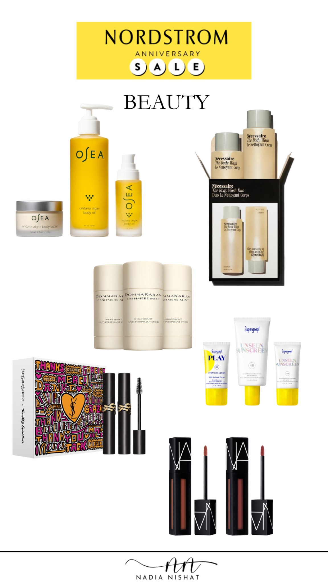 LTK Nordstrom Beauty Favorites. 

#LTKxNSale #LTKbeauty #LTKsalealert