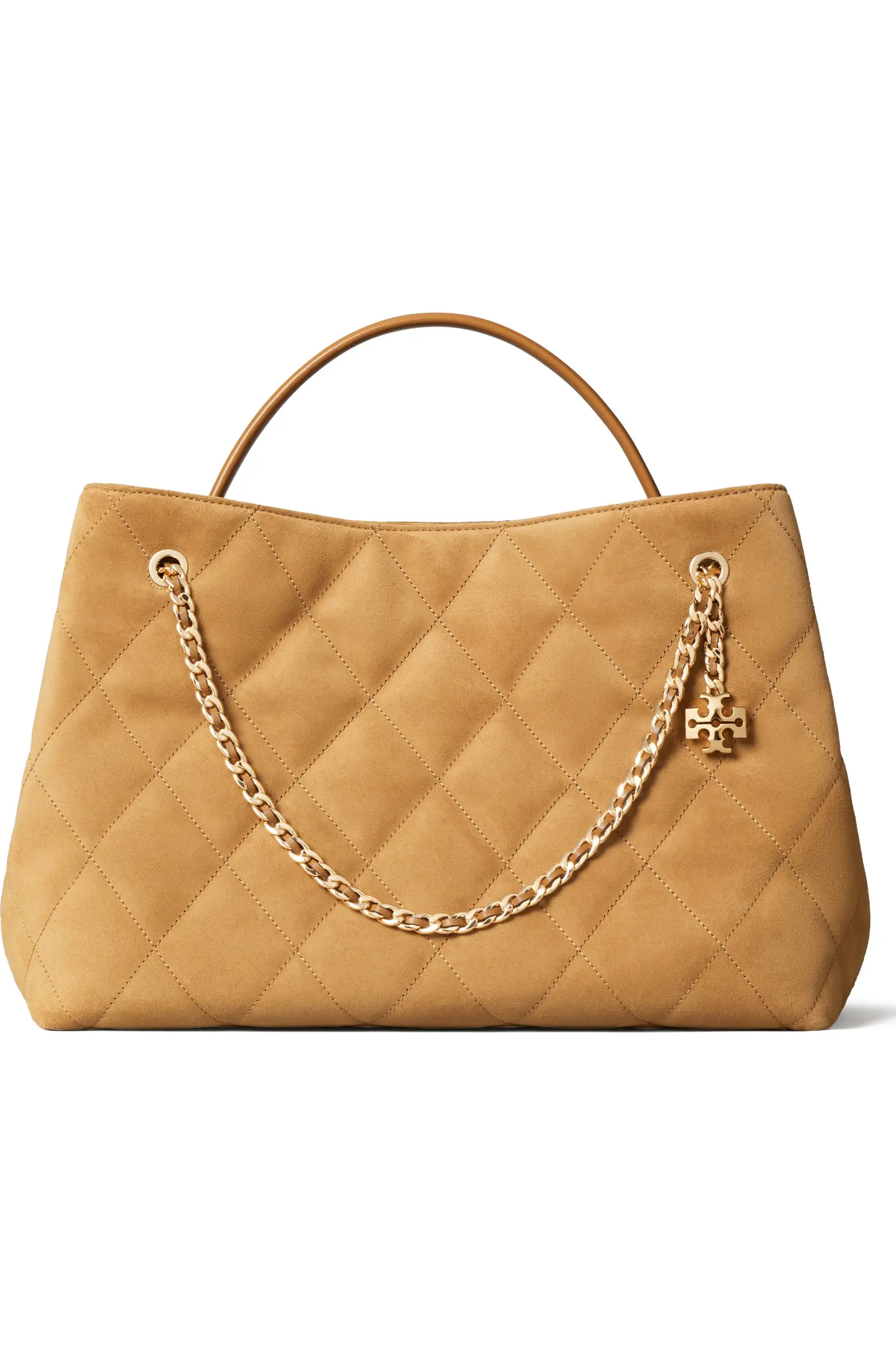 Tory Burch Fleming Quilted Suede Carryall Tote (Women) | Nordstrom | Nordstrom