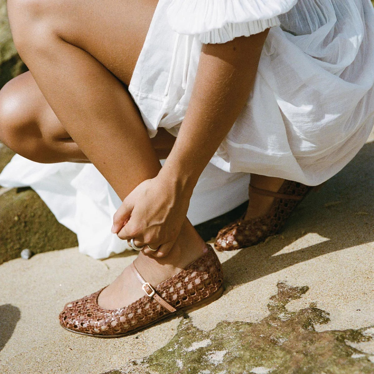 The Demi Jane - Saddle Woven Leather | Margaux