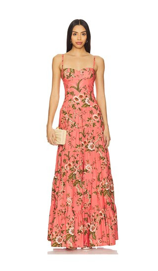 Ashton Dress in Chintz Guava | Revolve Clothing (Global)