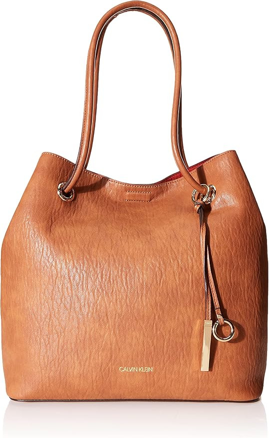 Calvin Klein Gabrianna Bubble Lamb North/South Key Item Tote | Amazon (US)