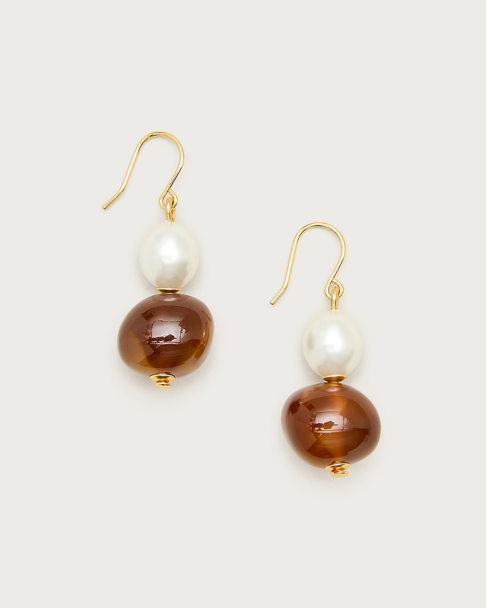 Pearl and bead drop earrings | J. Crew US
