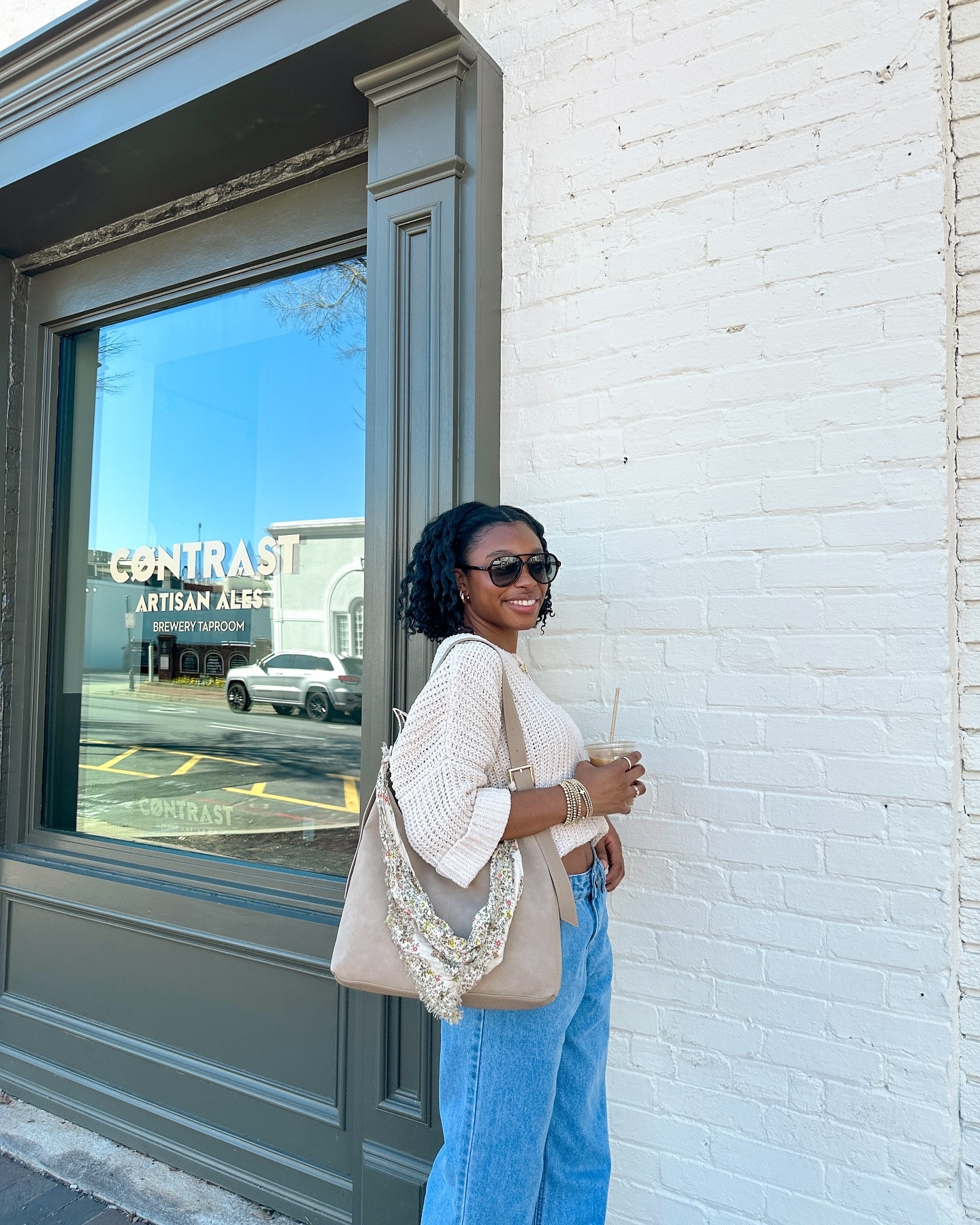 a day well spent 🤍👟💐☕️ 

#springnuetrals #springoutfitideas #springoutfitinspo 

How to create a spring outfit, how to dress for spring, how to wear neutrals in the spring, how to wear a sweater in the spring

#LTKShoeCrush #LTKSeasonal