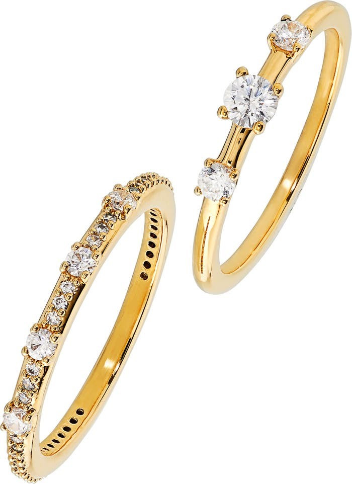 Danya Pavé Stacking Ring Set | Nordstrom | Nordstrom