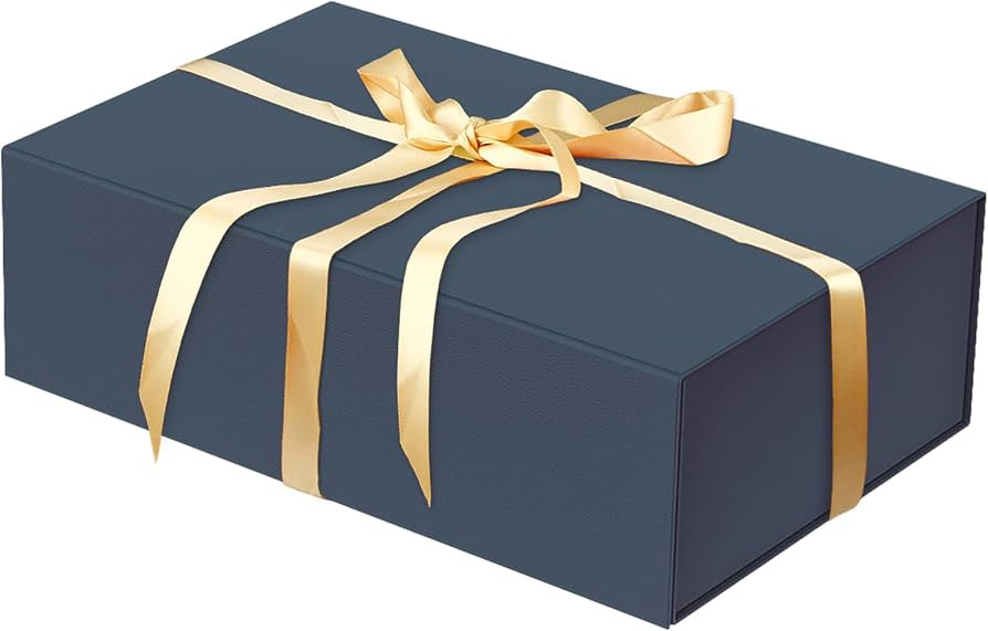 Luxury Large Gift Box 13.8x9x4.3 Inches Storage Box Ribbon Magnetic Closure for Luxury Packaging ... | Amazon (US)