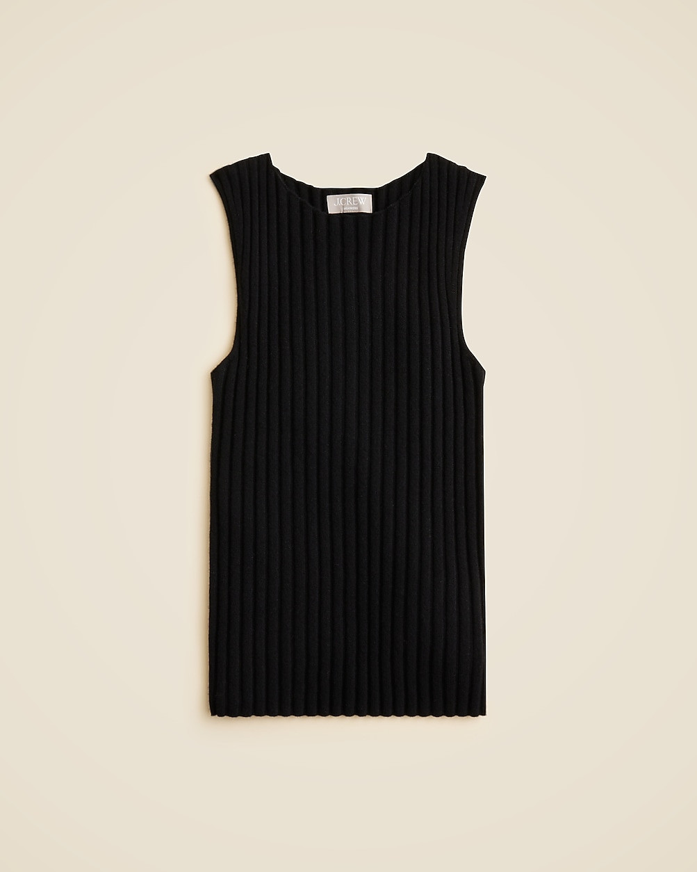 Wide-rib cashmere sweater shell | J. Crew US