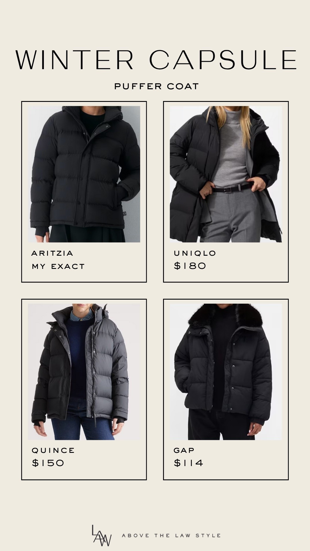 Winter Capsule: Puffer Coat

#LTKSeasonal #LTKStyleTip