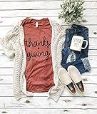 Cute Women's Thanksgiving T-Shirt Fall Outfit Graphic Tee | Amazon (US)
