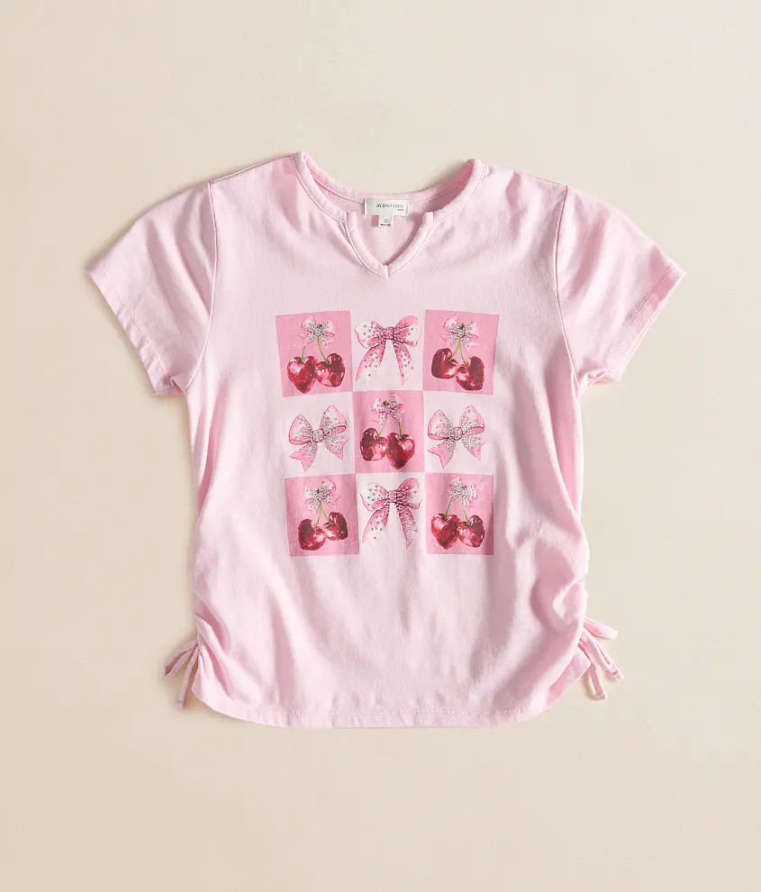 Girls - Bows & Cherries T-Shirt | Buckle