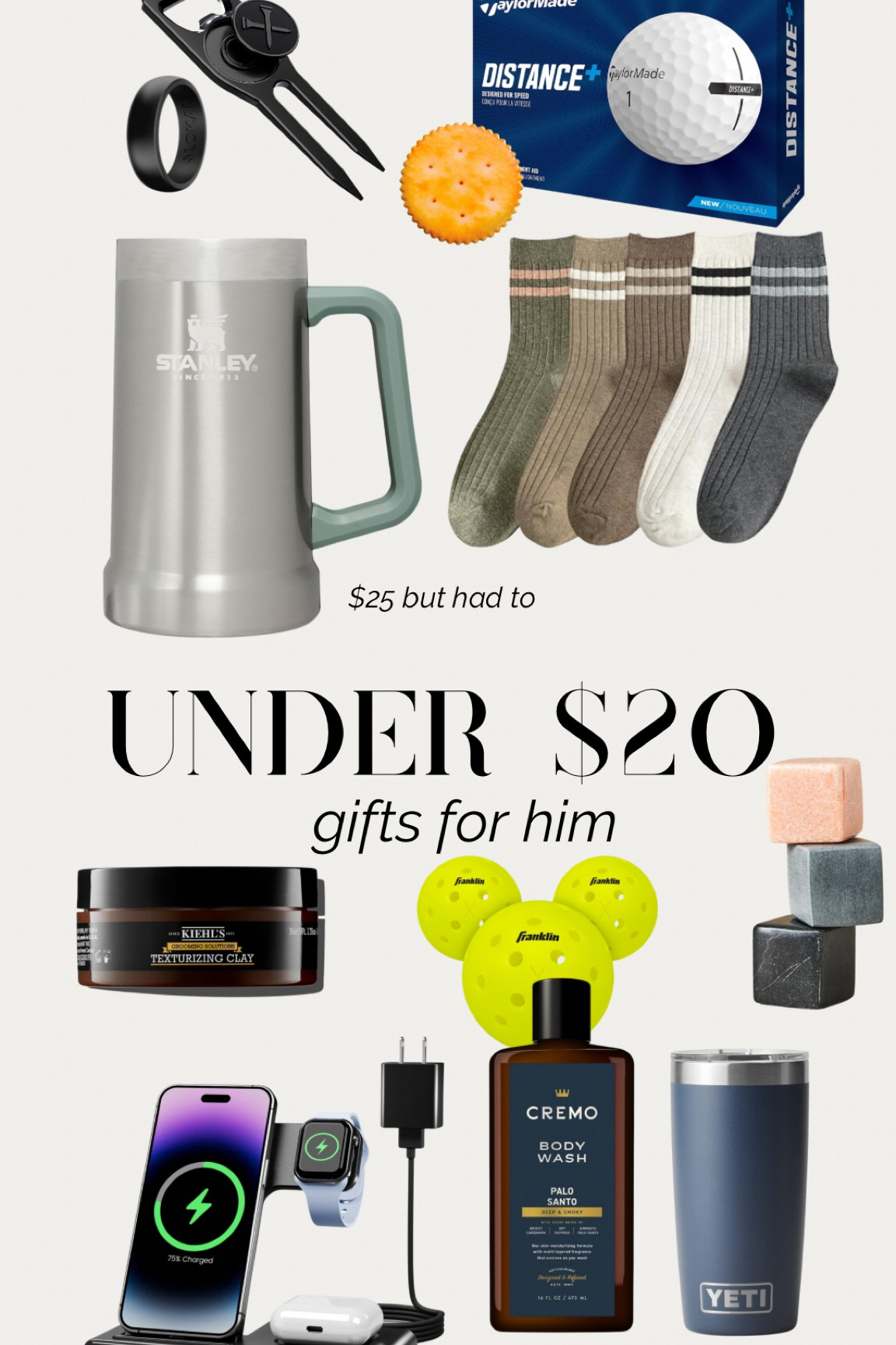 Under $20 gifts for him, gift ideas for him, under $20 gifts, Amazon gifts 

#LTKHoliday #LTKGiftGuide #LTKFindsUnder50