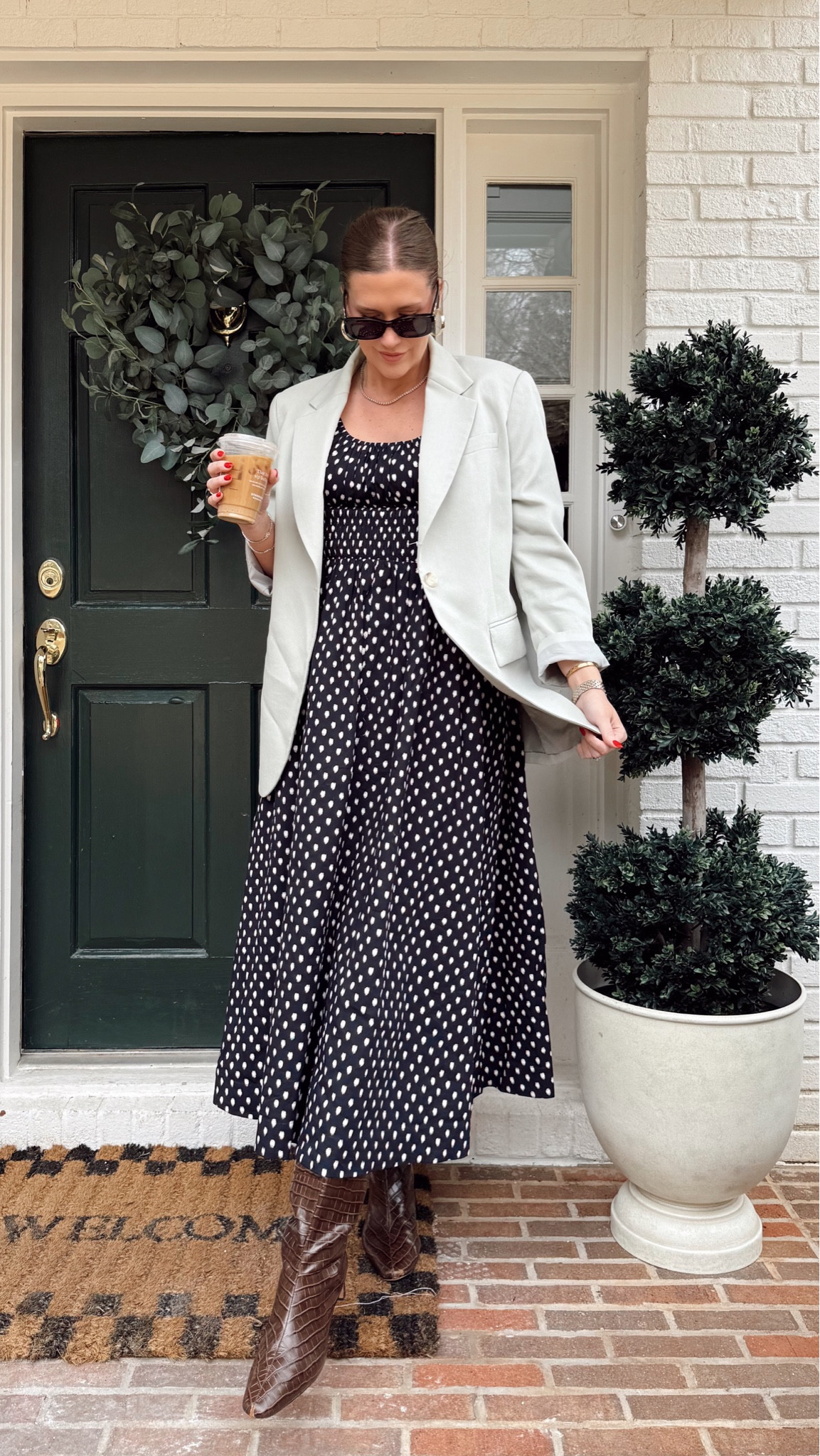 Polka dot dress is 25% off 🫶🏼