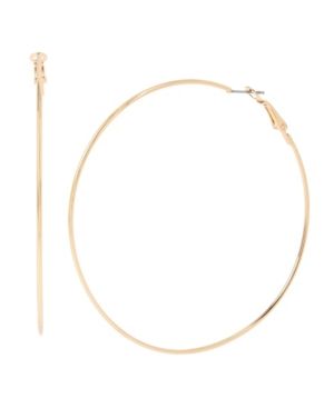 Jessica Simpson Large Wire Hoop Earrings, 3 | Macys (US)