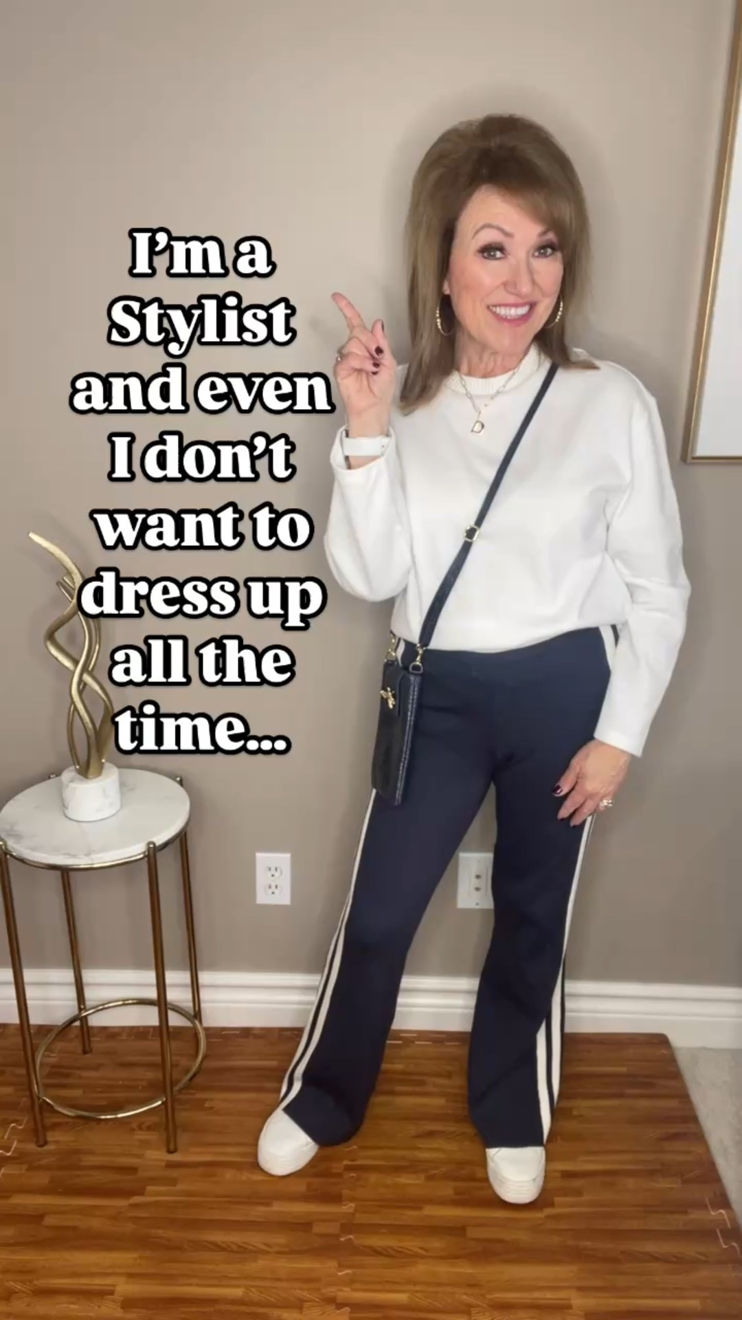 Two things can be true at once.  You can be comfortable and chic at the same time.

I did mean what I said.  There are days where all I want is to wear sweatpants and be comfy.  But I do still like to look put together, especially if I am going out.  

So here are a few tips that I use for myself to get a put-together, yet casual look:

✨Fit.  This is really where you want to start.   While it’s tempting to wear that huge oversized sweatshirt, it really won’t do you any favors. You may think that baggy pieces are good to hide parts you want to cover, they inevitably will make you look larger.  Look for pieces that are slightly fitted, but give you room to move.

✨Don’t forget the accessories: Add accessories like jewelry, a scarf or even a belt.  A great coordinating handbag will also pull the look together. I added the belt in the third outfit to give it a finished look.  You’ll notice that I am wearing jewelry with everything also.  It makes what you are wearing look planned and intentional and ultimately chic.

✨Bring in color:  A natural inclination is to go with all black (and I can be guilty of this too), but adding color, even in other neutrals like navy, tan and olive will give you outfit a little more interest.  

✨Keep it clean:  While that comfy shirt with the pizza stain is so convenient, let’s pass on that. Putting on something new and fresh will make you feel great.  The same goes for your shoes. Wearing shoes that are clean and polished will make you look put-together in an instant.

Put all these four tips together and you will be the most chic woman around running errands.


#LTKActive #LTKOver40 #LTKStyleTip