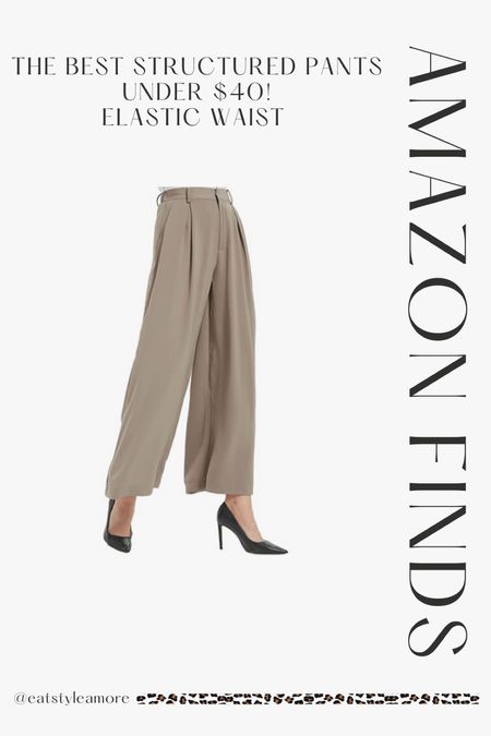 The best trousers on the market! Both an elastic waist and a zipper/button closure. Affordable trouser similar to Zara and Abercrombie 

I wear a medium 

#LTKunder50 #LTKstyletip