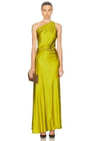 A.L.C. Aster Gown in Green | FWRD 