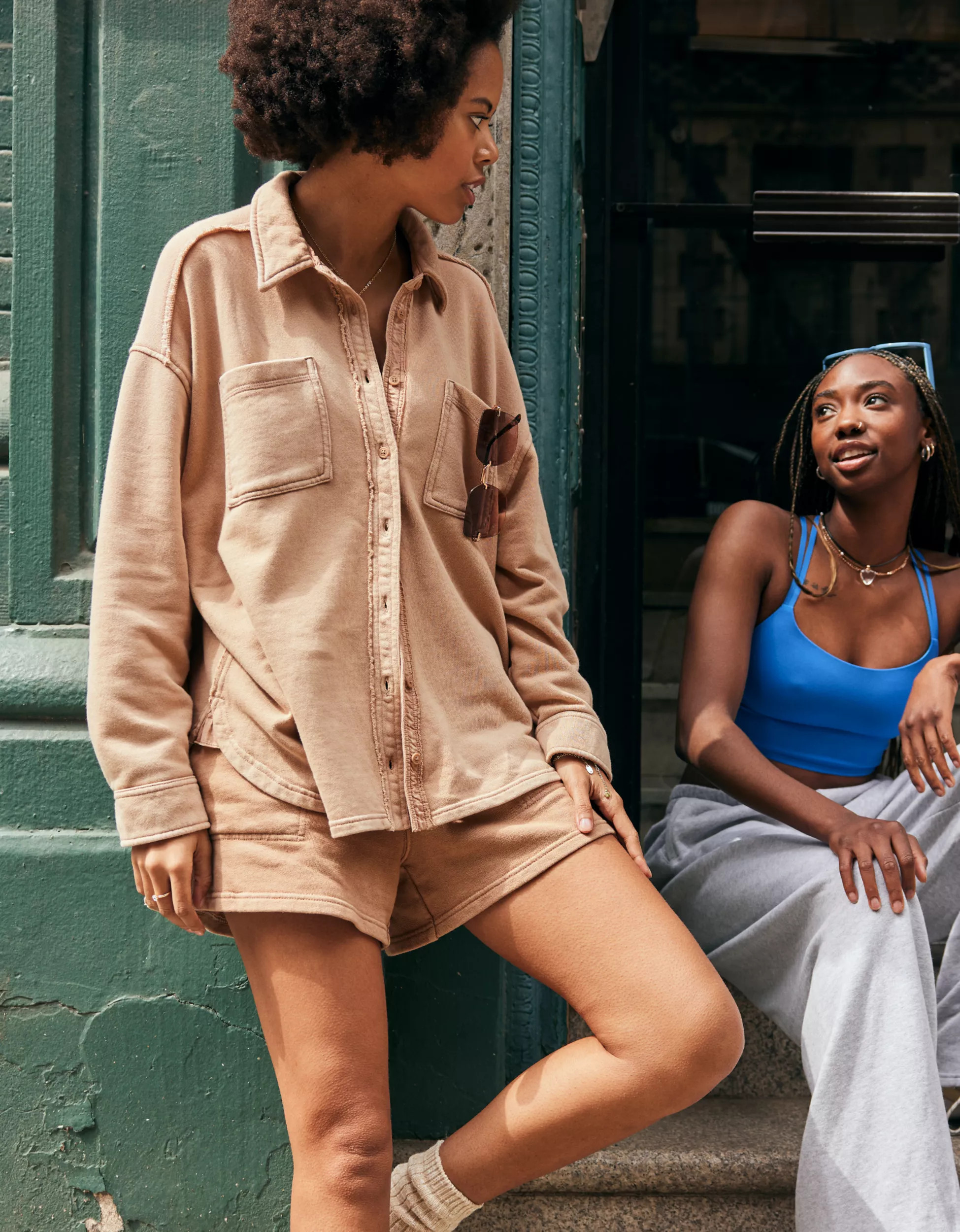 Aerie LumberJane Fleece Shirt | Aerie